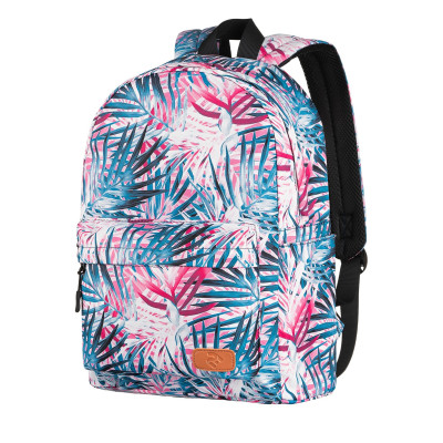 Рюкзак 2Е, TeensPack Palms, рожевий