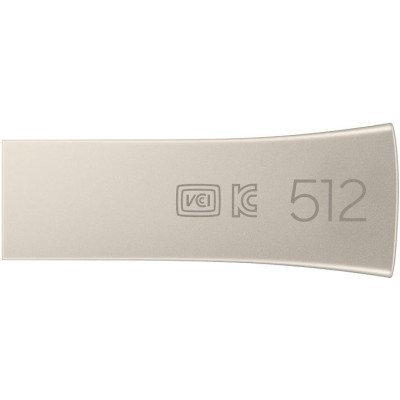 Накопичувач Samsung 512GB USB 3.1 Type-A Bar Plus Срібний