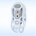 Миша GravaStar Mercury M1 Pro, magnesium alloy body, BT/WL/USB-A, RGB, Ice Blue