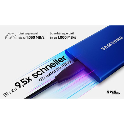 Портативний SSD Samsung  1TB USB 3.2 Gen 2 Type-C  T7