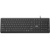 Клавіатура мембранна 2E KS405 104key, USB-A, EN/UK, чорний