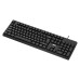 Клавіатура мембранна 2E KS131 104key, USB-A, EN/UK, чорний