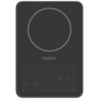 Акумулятор портативний літій-іонний Power Bank Belkin 5000мА·год, 15Вт, Slim Magnetic, чорний Акумулятор портативний літій-іонний Power Bank Belkin 5000мА·год, 15Вт, Slim Magnetic, чорний