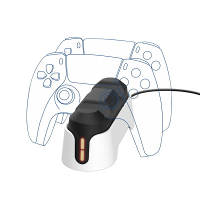 Зарядна станція для геймпадів Trust GXT 228 for PS5, білий