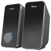 Акустична система Trust Arys 2.0, 14Вт, USB/AUX, чорний Акустична система Trust Arys 2.0, 14Вт, USB/AUX, чорний