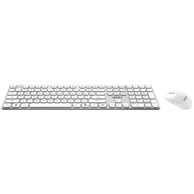 Комплект клавіатура та миша MSI FORGE K210 W COMBO WHITE UA, Wireless