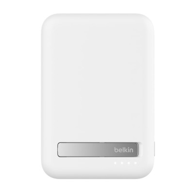 Акумулятор портативний літій-іонний Power Bank Belkin 10000мА·год, 15Вт, Magnetic Qi2, білий Акумулятор портативний літій-іонний Power Bank Belkin 10000мА·год, 15Вт, Magnetic Qi2, білий