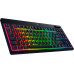 Клавіатура механічна Razer BlackWidow V4 Low-profile TKL HyperSpeed, 87key, Yellow Switch, USB-A/WL/BT, EN, RGB, чорний