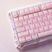 Клавіатура механічна GravaStar Mercury K1 80keys, GravaStar x Kailh Cheery Pink, EN, BT/WL/USB, Sakura Pink