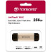 Накопичувач Transcend 256GB USB 3.2 Type-A + Type-C JetFlash 930 R420/W400MB/s Чорний