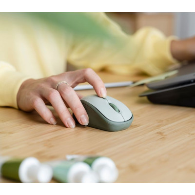 Миша Trust Yvi+ Silent ECO, WL, зелений