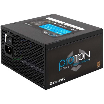 Блок живлення CHIEFTEC Proton  (500W), >85%, 80+ Bronze, 120мм, 1xMB 24pin(20+4), 1xCPU 8pin(4+4), 3xMolex, 6xSATA, 2xPCIe 8pin(6+2)