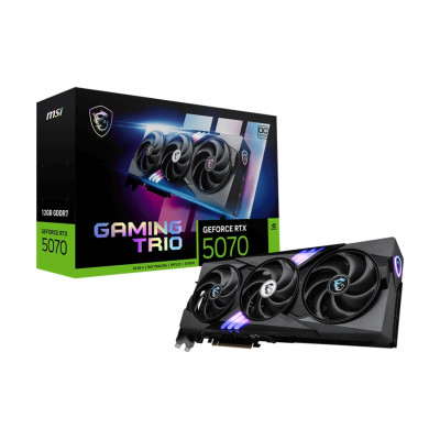 Відеокарта MSI GeForce RTX 5070 12GB GDDR7 GAMING TRIO OC Відеокарта MSI GeForce RTX 5070 12GB GDDR7 GAMING TRIO OC