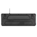 Клавіатура мембранна 2E KS120 104key, USB-A, EN/UK, White LED, чорний