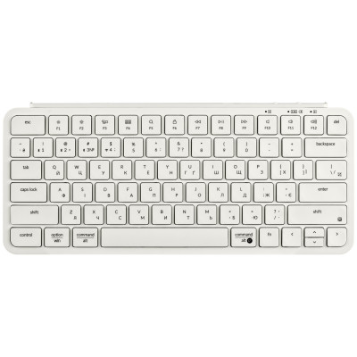 Клавіатура мембрана Keychron B1 Pro, USB/WL/BT, ivory white Клавіатура мембрана Keychron B1 Pro, USB/WL/BT, ivory white