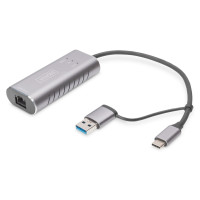 Адаптер DIGITUS USB-C/USB 3.0 - 2.5 Gbps Ethernet