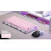 Клавіатура механічна GravaStar Mercury K1 80keys, GravaStar x Kailh Cheery Pink, EN, BT/WL/USB, Sakura Pink Клавіатура механічна GravaStar Mercury K1 80keys, GravaStar x Kailh Cheery Pink, EN, BT/WL/USB, Sakura Pink