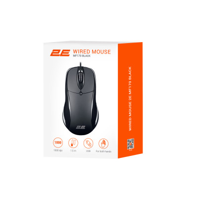 Миша 2E MF170, USB-A, чорний