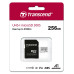 Карта пам'яті Transcend microSD  256GB C10 UHS-I R100/W40MB/s + SD