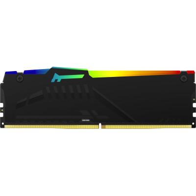 Пам'ять ПК Kingston DDR5 16GB KIT (8GBx2) 5200 FURY Beast RGB