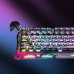 Клавіатура магнітна GravaStar Mercury V75 Pro 80keys, Magnetic Jade Gaming, 8K, USB-A, RGB, Neon Graffiti