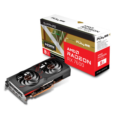 Відеокарта SAPPHIRE Radeon RX 7600 8GB GDDR6 Pulse Gaming