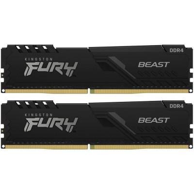 Пам'ять ПК Kingston DDR4 16GB KIT (8GBx2) 3200 FURY Beast