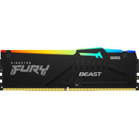 Пам'ять ПК Kingston DDR5 16GB KIT (8GBx2) 5200 FURY Beast RGB