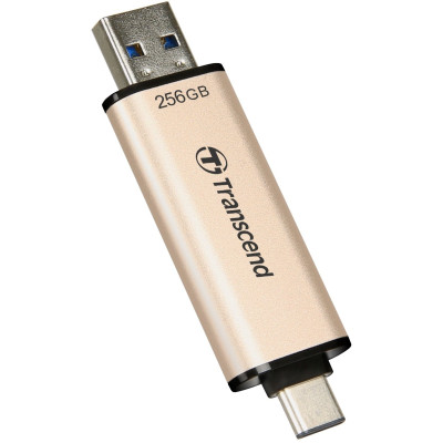 Накопичувач Transcend 256GB USB 3.2 Type-A + Type-C JetFlash 930 R420/W400MB/s Чорний