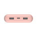 Акумулятор портативний літій-іонний Power Bank Belkin 20000мА·год, 15Вт, 2хUSB-A/USB-C, рожевий Акумулятор портативний літій-іонний Power Bank Belkin 20000мА·год, 15Вт, 2хUSB-A/USB-C, рожевий