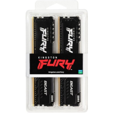 Пам'ять ПК Kingston DDR4 16GB KIT (8GBx2) 3200 FURY Beast