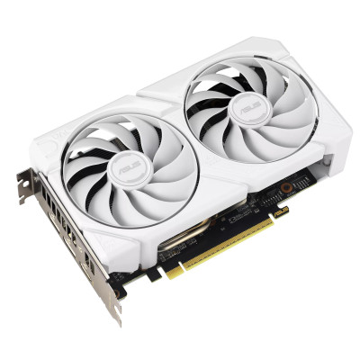 Вiдеокарта ASUS Radeon RX 9060 XT 16GB GDDR6 OC DUAL-RX9060XT-16G-WHITE білий