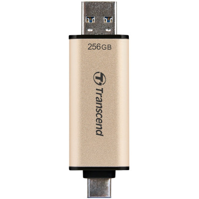 Накопичувач Transcend 256GB USB 3.2 Type-A + Type-C JetFlash 930 R420/W400MB/s Чорний