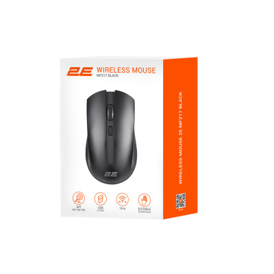 Миша 2E MF217, WL, чорний