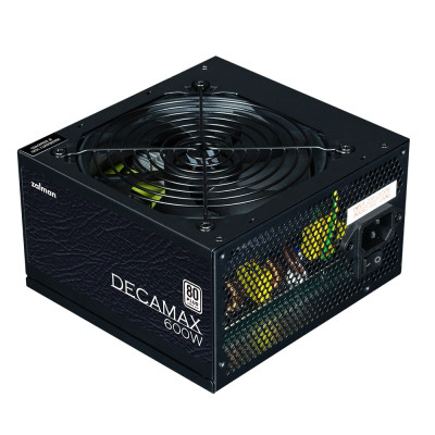 Блок живлення Zalman Decamax  (600W) 85%, 80 Plus, 120мм, 1xMB 24pin(20+4), 1xCPU 8pin(4+4), 3xMolex, 6xSATA, 2xPCIe 8pin(6+2)