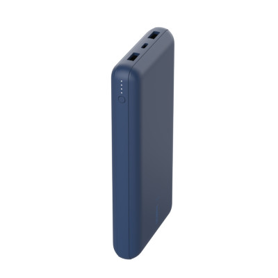 Акумулятор портативний літій-іонний Power Bank Belkin 20000мА·год, 15Вт, 2хUSB-A/USB-C, блакитний