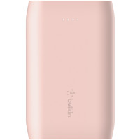 Акумулятор портативний літій-іонний Power Bank Belkin 10000мА·год, 15Вт, 2хUSB-A/USB-C, рожевий
