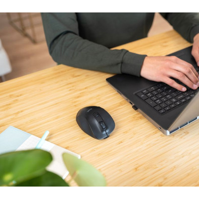 Миша Trust Fyda Rechargeable ECO, WL, чорний