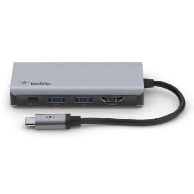 Хаб Belkin USB-C 4в1 HDMI/2хUSB-A/USB-C Хаб Belkin USB-C 4в1 HDMI/2хUSB-A/USB-C