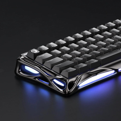 Клавіатура магнітна GravaStar Mercury V60 Pro 60keys, GravaStar Blackcore, USB-A, 8k,RGB, GunMetal