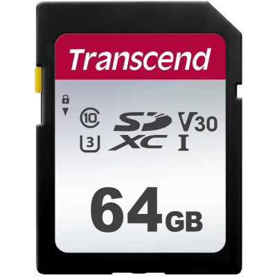 Карта пам'яті Transcend SD 64GB C10 UHS-I R100/W20MB/s Карта пам'яті Transcend SD 64GB C10 UHS-I R100/W20MB/s