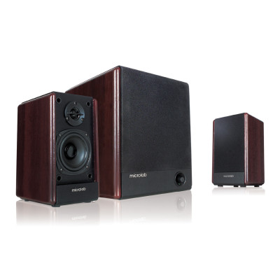 Акустична система MICROLAB FC-330 2.1, 56W, mini-jack, дерево