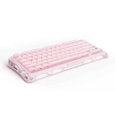 Клавіатура механічна GravaStar Mercury K1 80keys, GravaStar x Kailh Cheery Pink, EN, BT/WL/USB, Sakura Pink Клавіатура механічна GravaStar Mercury K1 80keys, GravaStar x Kailh Cheery Pink, EN, BT/WL/USB, Sakura Pink