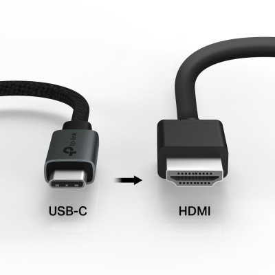 Адаптер TP-LINK UA520C USB-C -> HDMI Адаптер TP-LINK UA520C USB-C -> HDMI