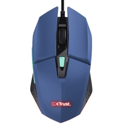 Миша Trust GXT 109 Felox, RGB, USB-A, синій