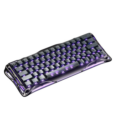 Клавіатура магнітна GravaStar Mercury V60 60keys, UFO Magnetic Gaming, 8K, USB-A, RGB, Gunmetal Smok Клавіатура магнітна GravaStar Mercury V60 60keys, UFO Magnetic Gaming, 8K, USB-A, RGB, Gunmetal Smok