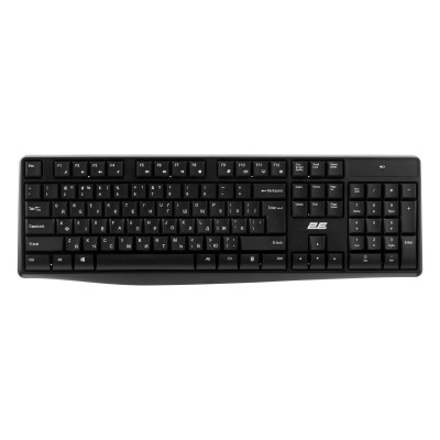 Комплект клавіатура та миша 2E MK390 WL, EN/UK, чорний