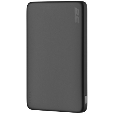 Акумулятор портативний літій-іонний Power Bank 2E Slim Wireless QI 5000мА·год, 18Вт, PD, сірий Акумулятор портативний літій-іонний Power Bank 2E Slim Wireless QI 5000мА·год, 18Вт, PD, сірий