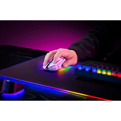 Миша Razer Basilisk V3 Pro, RGB, USB-A/WL/BT, білий