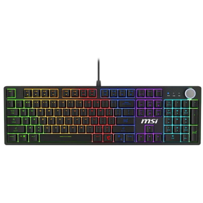 Клавіатура механічна MSI FORGE GK320 RED UA, чорний Клавіатура механічна MSI FORGE GK320 RED UA, чорний